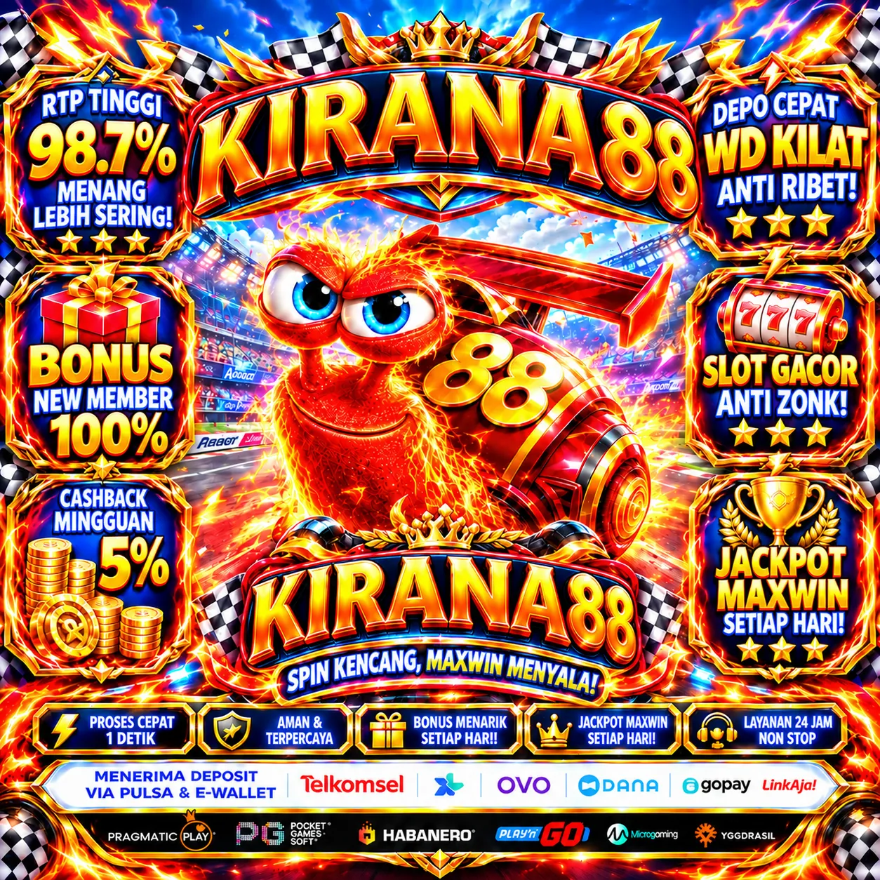 KIRANA88Banner